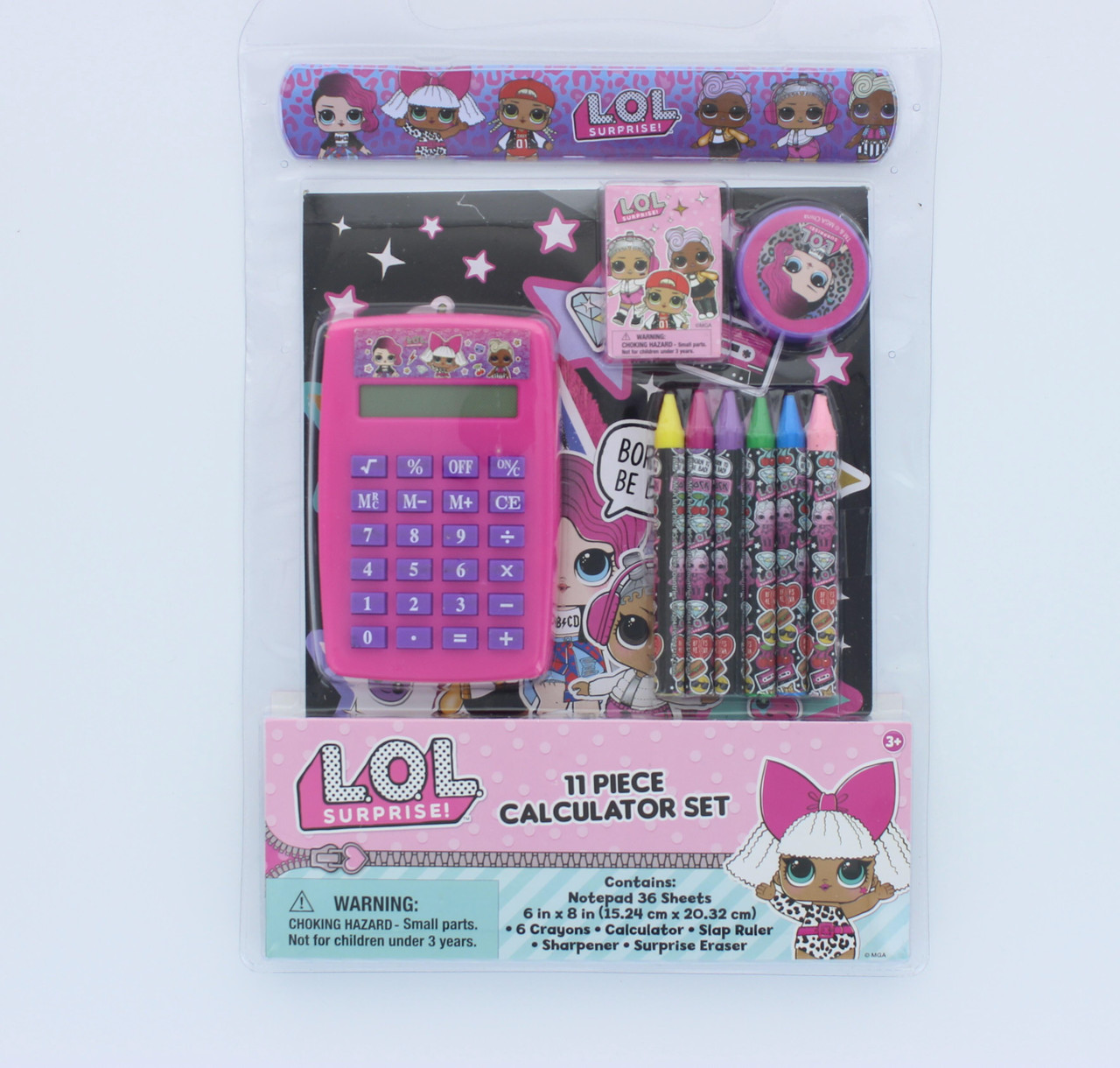 L O L Surprise 11 Piece Calculator Set Kids Whs