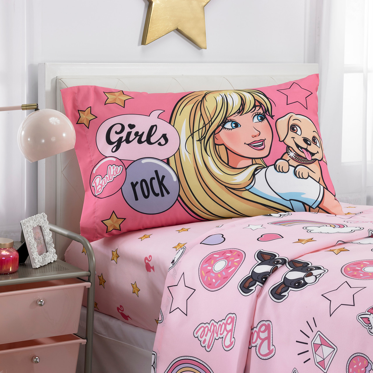 Barbie Bff Crew Twin Size Sheet Set