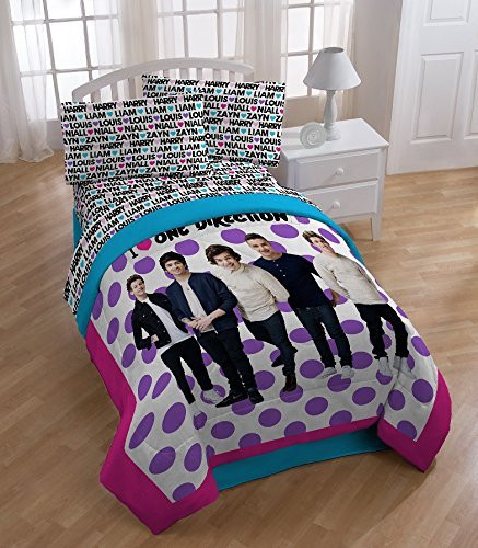 Global Entertainment One Direction Dots Sheet Set Twin