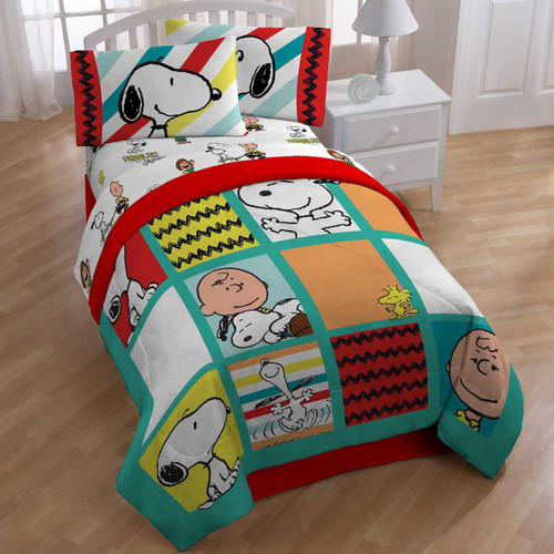 peanuts best friends twin full size reversible comforter kids whs