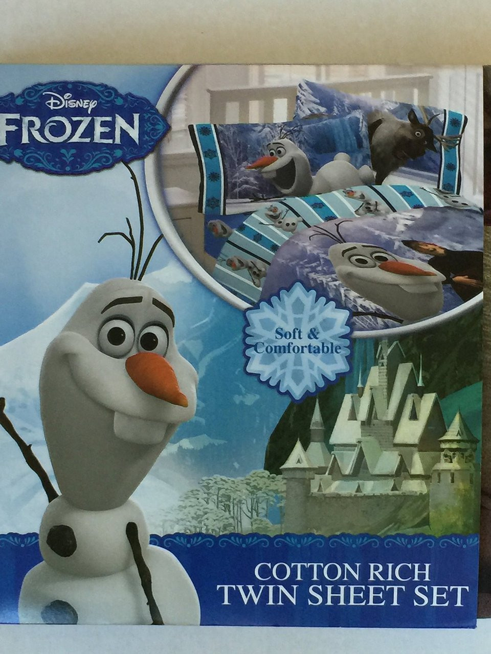 Disney Frozen Olaf Expert On Snow Twin Sheet Set