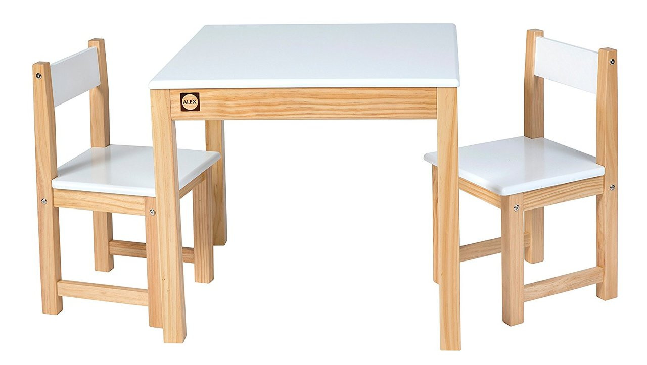 Alex Toys Artist Studio Wooden Table And Chair Set White