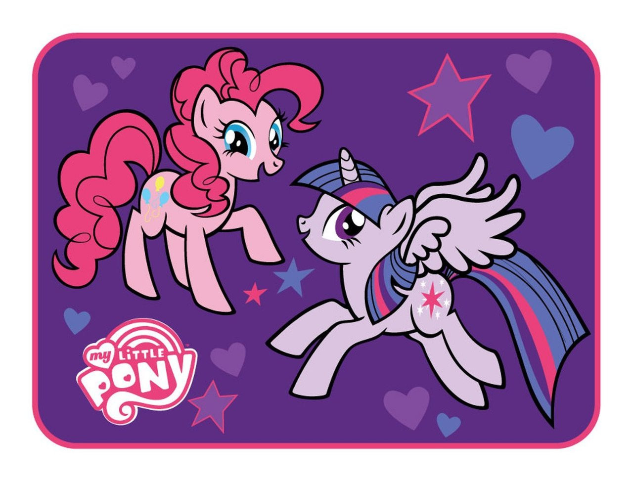 My Little Pony Accent Area Rug Purple