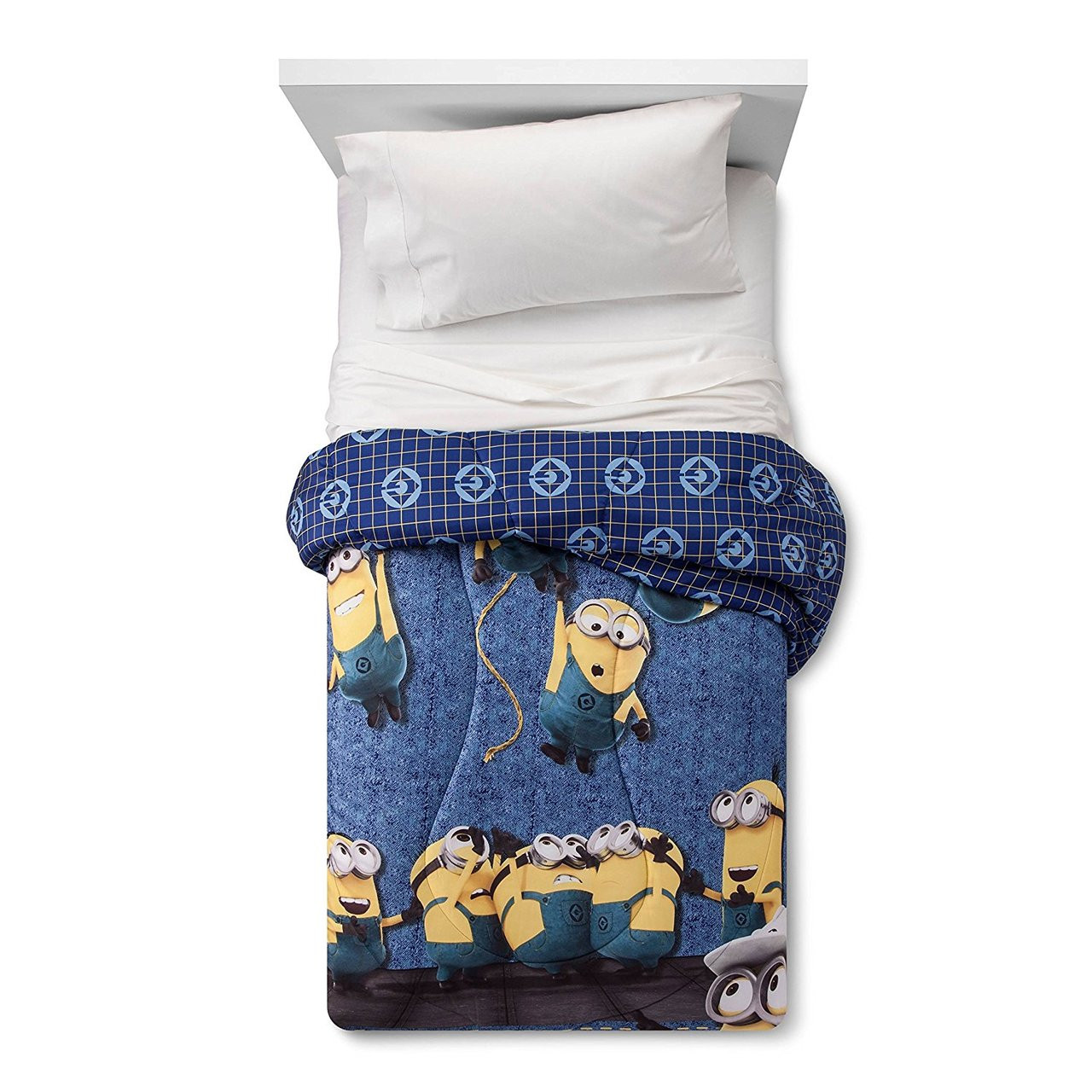 Despicable Me 3 Minions Twin Comforter Blue
