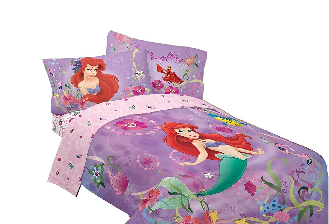 Ariel The Little Mermaid Twin Full Comforter