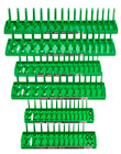Six Piece Green Socket Tray