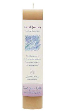 Astral Journey - Crystal Journey Herbal Magic Pillar Candle