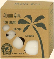 White Eco Palm Wa Tea Lightsx