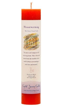 Housewarming - Crystal Journey Herbal Magic Pillar Candle