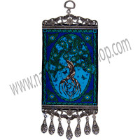 "Our beautiful mini-carpet wall charm features an impressive Tree of Life design. Both ends of the carpet have been finished with an intricate antiqued metal frame. The bottom frame also features matching antique metal teardrop tassels. This is a Kheops exclusive design.
SYMBOL
Tree of Lif
- See more at: http://www.kheopsinternational.com/p/Wall-Hanging-Carpet-Tree-of-Life/63374.html#sthash.RtUHnoFj.dpuf