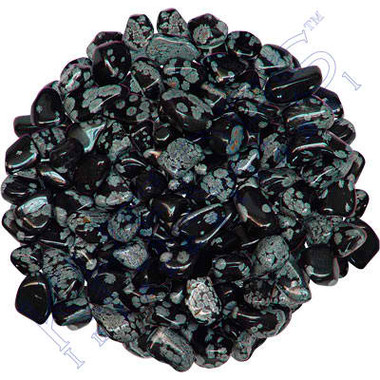 Tumbled Stones Snowflake Obsidian