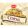 Hem Incense Cones in Display Box 10 cones Copal