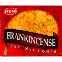 Hem Incense Cones in Display Box 10 cones Frankincense