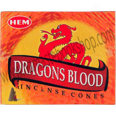 Hem Incense Cones in Display Box Dragonsblood