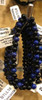 1  Black Tourmaline and Lapis Lazuli Stretch Bead Bracelet