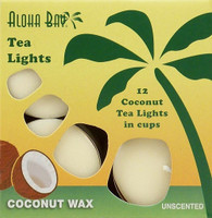 Coconut Tea Lights - Cream