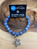 Art of Luck Bracelet Sodalite Bead Bracelet - Live Happy & Live Healthy - Butterfly Charm