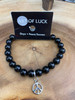 Art of Luck Onyx Bead Bracelet - Peace & Success