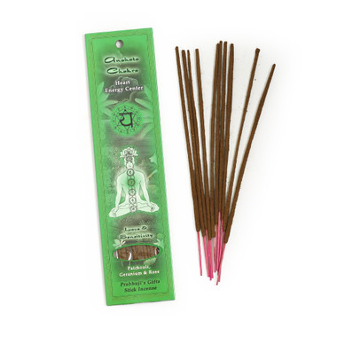 Heart Chakra Anahata Incense Sticks - Love and Sensitivity