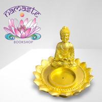 Golden Buddha Candle Holder 