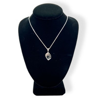 Herkimer Diamond  Pendant with Silver Chain 16" / 18" Adj.