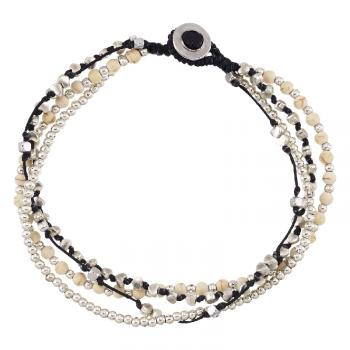 ★tow tow archive★ praying bracelet white TBH42ABTB021 Diamond Sideways Heart Link Bracelet 1/4 ct tw Sterling