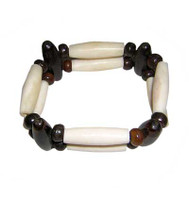 Oval Beads Bone Bracelet