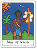 African Tarot Journey Into the Self by Marina Romito Page of Wands