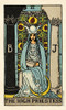 Smith-Waite Centennial Tarot Deck in a Tin The high Priestess