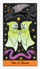 Halloween Tarot Two of Ghost