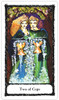 Sacred Rose Tarot Deck Two of Cups