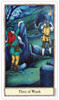 The Hobbit Tarot by Terry Donaldson Three of Wands