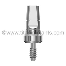 Calcitek-compatible 3.75mm External Hex Post Abutment by Titan Implants
