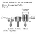 ZimVie / Biomet 3i-compatible 4.1mm External Hex Healing Abutment — close-up view — Titan Implants
