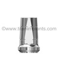 Osteo Implant Corporation (OIC) External Hex Wide Diameter Compatible 5.0mm Straight Locking Abutments (COC) With Titanium Screw (LC-5SLIAF-OIC)