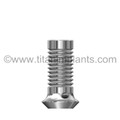 Biomet 3i Compatible External Hex 4.1mm Seating Surface Temporary Abutments (Engaging / Non-Engaging) With Ti Screw (T-4TA)