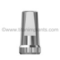 Zimmer Dental Swiss Plus Compatible 4.8mm Platform Screw-Retained Intermediate Abutment Locking Titanium Sleeve With Ti Screw (ZSP-48EOSLIAF)
