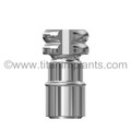 Centerpulse Screw-Vent and Tapered Screw-Vent Compatible Tapered Abutment Direct Transfer with Open Tray Screw (P-45TAIC-SD)