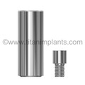 Centerpulse Screw-Vent and Tapered Screw-Vent Compatible Tapered Abutment Titanium Bar Post with Ti. screw (Laser-Welding) (P-45TABP-SD)