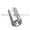 Impla-Med / Sterngold-compatible 5.0mm External Hex Straight Locking Abutment — angled view — Titan Implants