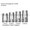 Impla-Med / Sterngold-compatible 5.0mm External Hex Straight Locking Abutment — complete set view — Titan Implants