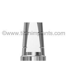 ZimVie / Biomet 3i-compatible 6.0mm External Hex Straight Locking Abutment by Titan Implants