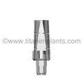 Biomet 3i Compatible Internal Hex 3.4mm Seating Surface Straight Abutments With Titanium Screw (T-3.4ISLIAF-01)