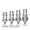 ZimVie / Biomet 3i-compatible 6.0mm Internal Hex Straight Locking Abutment — complete set view — Titan Implants