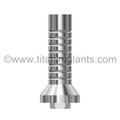 Biomet 3i Compatible Internal Hex 6.0mm Seating Surface Temporary Abutments With Titanium Screw (T-6ITA)