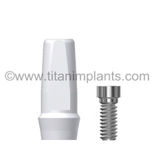 Straumann-compatible 3.3mm Tissue Level / SynOcta Plastic Sleeve by Titan Implants