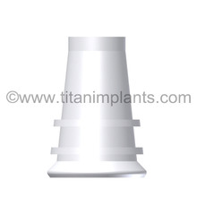 Straumann-compatible 6.5mm Tissue Level / SynOcta Plastic Sleeve by Titan Implants