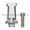 Straumann-compatible 6.5mm Tissue Level / SynOcta Abutment Impression Coping — with retaining screw — Titan Implants