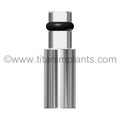 Straumann-compatible 6.5mm Tissue Level / SynOcta Solid Abutment by Titan Implants