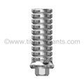 Zimmer Dental Screw-Vent and Tapered Screw-Vent Compatible 4.5mm Platform Diameter Temporary Abutments (Locking/Non-Locking) With Ti. Screw (TP-45TA)